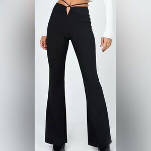 Princess Polly Black Flare Pants